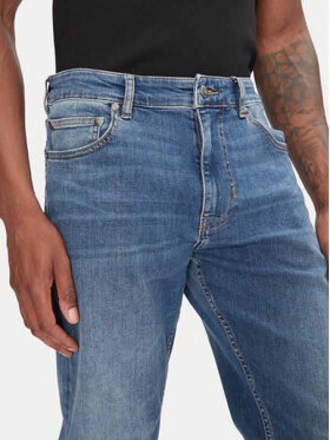 Just Cavalli Jeansy 78OAB5S0 Granatowy Slim Fit