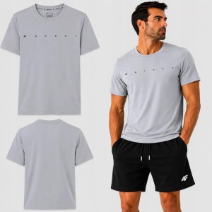 T-SHIRT MĘSKI 4F KOSZULKA BAWEŁNIANA SPORTOWA NA CO DZIEŃ M2661 SS26