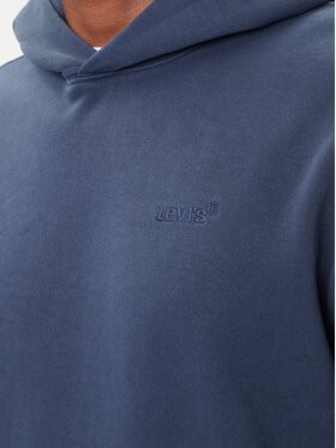 Levi's® Bluza Authentic A8435-0020 Niebieski Relaxed Fit