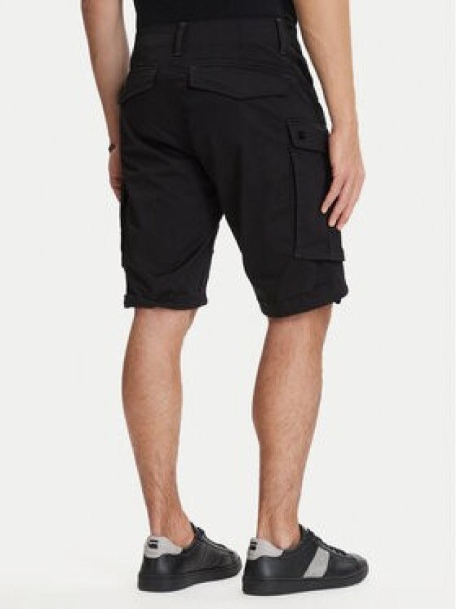 G-Star Raw Szorty materiałowe Rovic Zip D26214-5126 Czarny Relaxed Fit