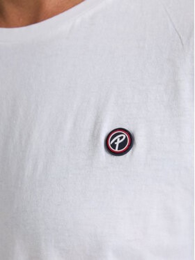 Petrol Industries T-Shirt M-ROS-TSR002 Biały Regular Fit