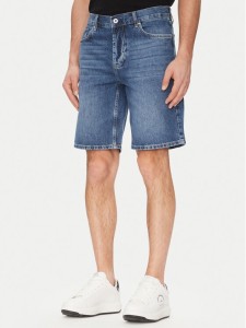 Karl Lagerfeld Jeans Szorty jeansowe A2M10132 Granatowy Regular Fit