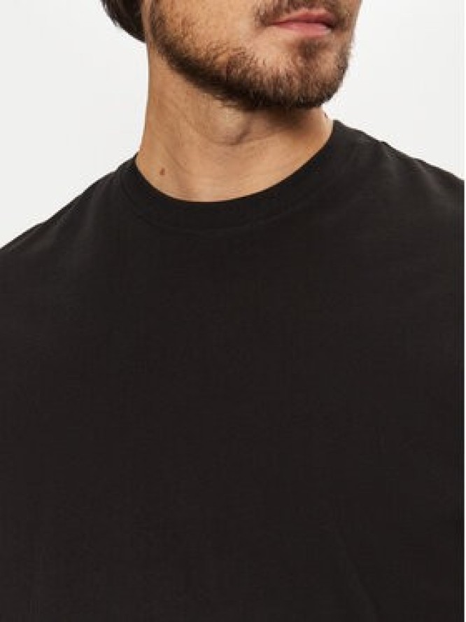 Jack & Jones T-Shirt Charge 12259975 Czarny Oversize