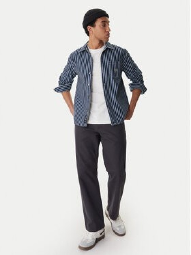 RVCA Koszula jeansowa Dayshift Hickory 23A053511 Niebieski Regular Fit