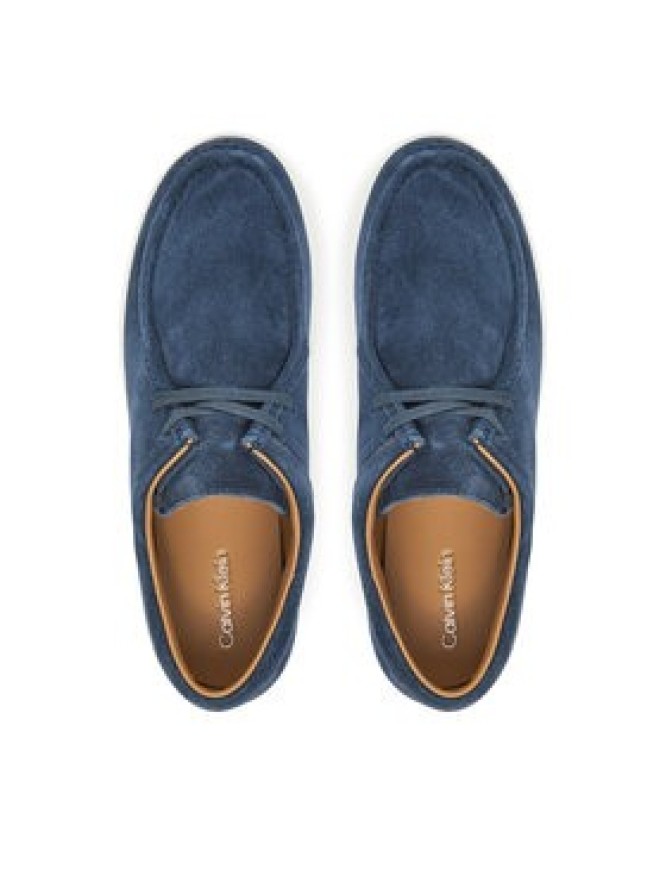 Calvin Klein Półbuty Hybrid Apron Laceup Su HM0HM01967 Granatowy