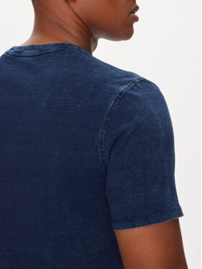 Guess Jeans T-Shirt M5YI34 KCTG1 Niebieski Slim Fit