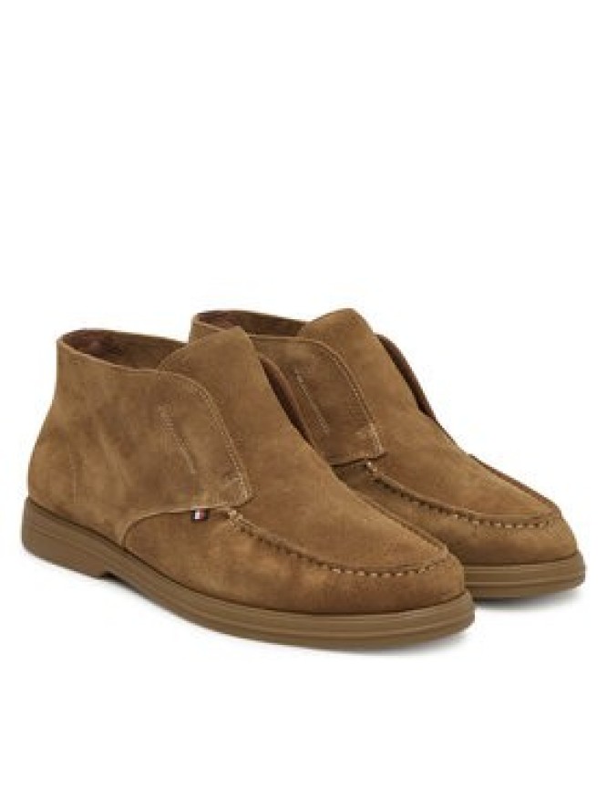 Tommy Hilfiger Botki Moc T FM0FM05492 Brązowy