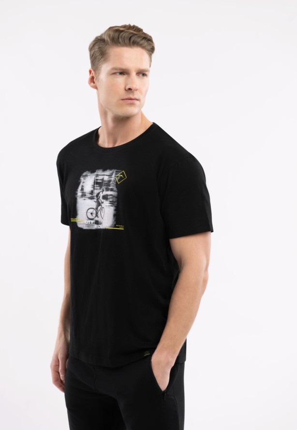 T-shirt z printem, Comfort Fit, T-BILLY