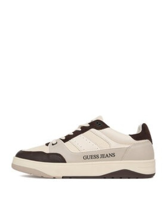 Guess Jeans Sneakersy EO-TEKSAS-01 126AM Écru