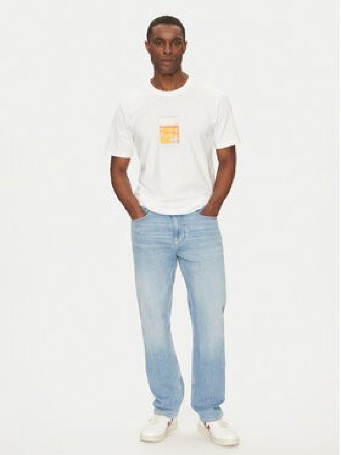 Jack & Jones T-Shirt Split Graphic 12273000 Biały Regular Fit