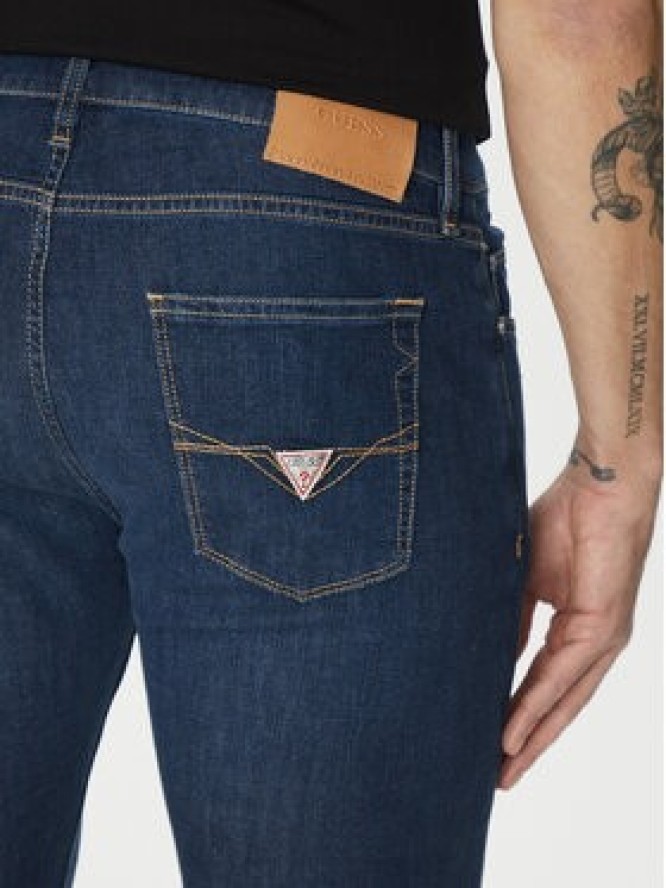 Guess Jeansy M5GA27D5MZ1 Szary Regular Fit