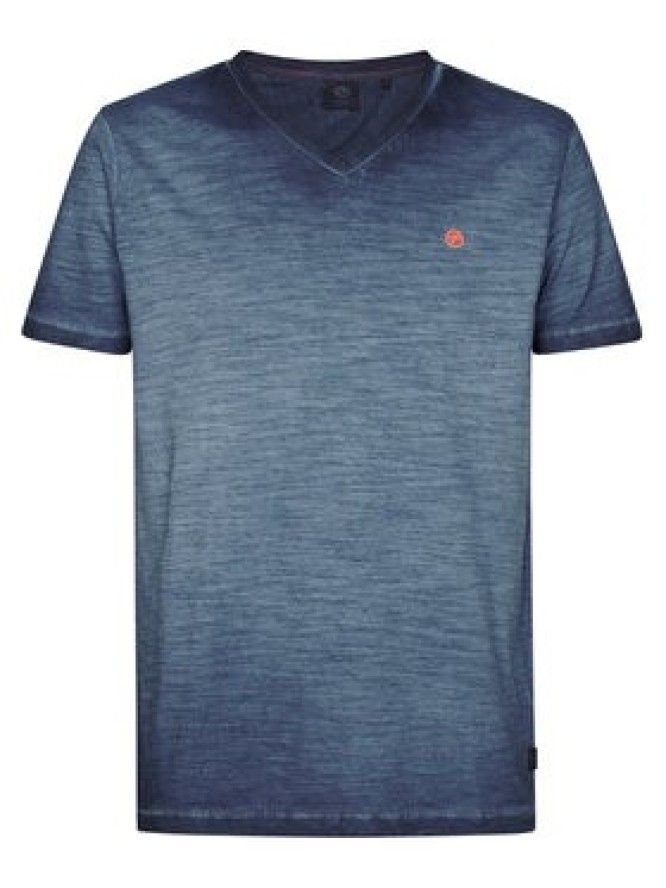 Petrol Industries T-Shirt M-1050-TSV662 Granatowy Regular Fit