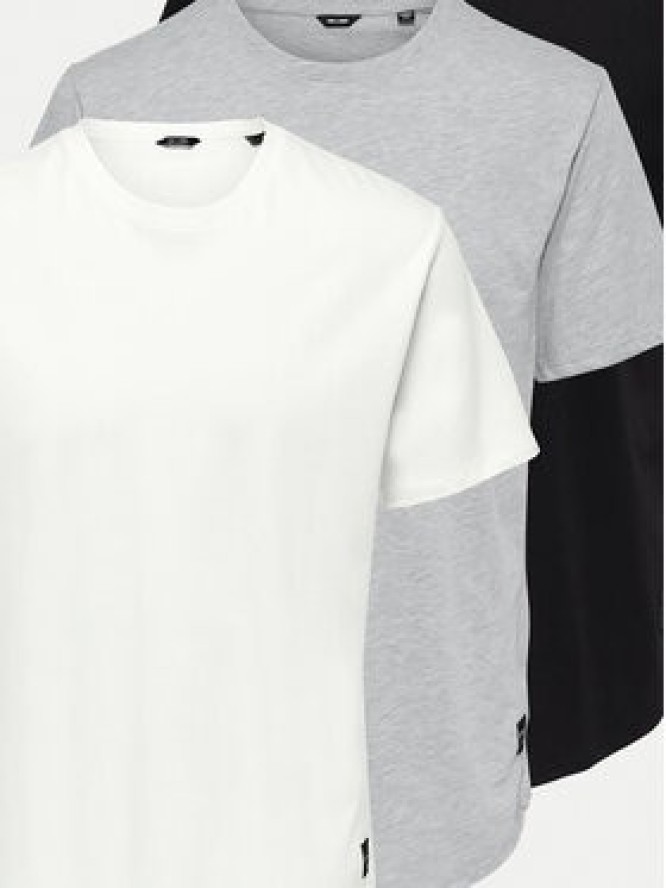 Only & Sons Komplet t-shirtów Matt 22013782 Kolorowy Regular Fit