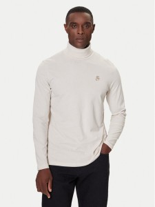 KARL LAGERFELD Golf 755023 554226 Beżowy Regular Fit