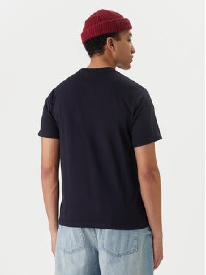 Hunter T-Shirt Essentials HARM0085252 Granatowy Regular Fit