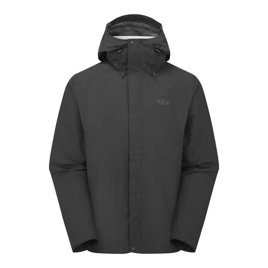 Kurtka przeciwdeszczowa męska Rab Downpour Jacket z kapturem