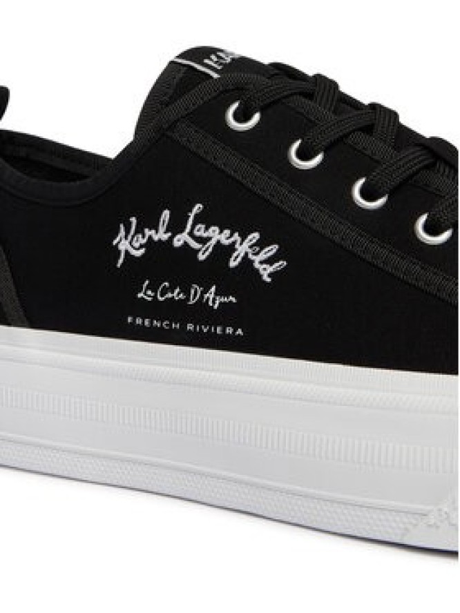 KARL LAGERFELD Trampki Kampus Max V KL50523 Czarny