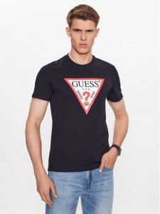 Guess T-Shirt M2YI71 I3Z14 Granatowy Slim Fit