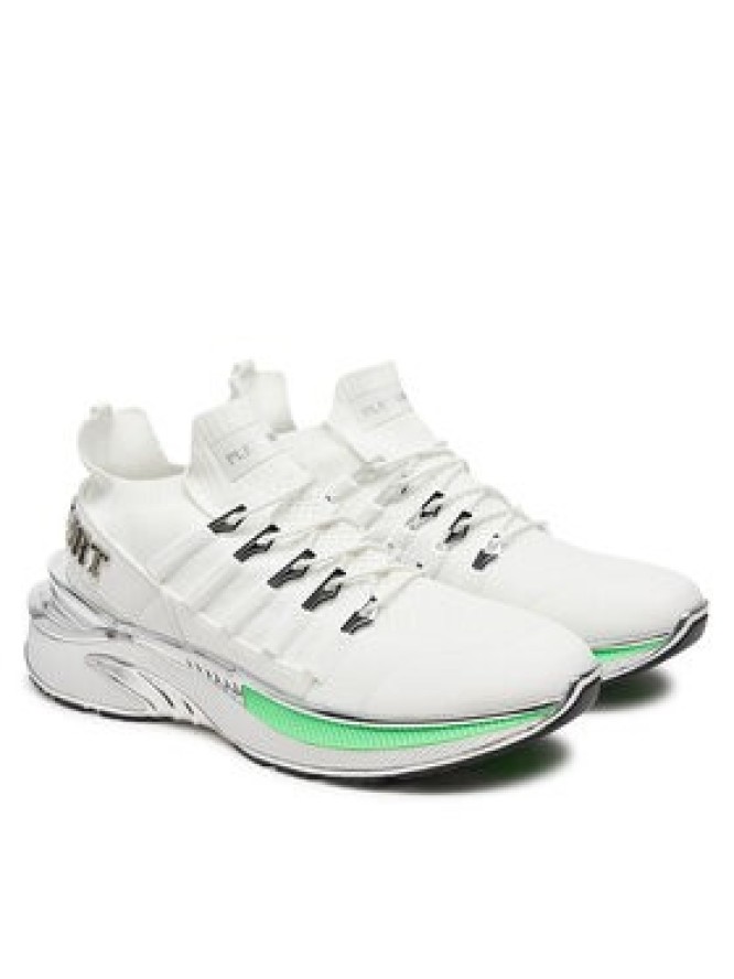 Plein Sport Sneakersy PADS USC0579 STE003N Biały