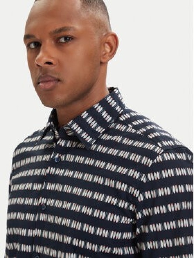 BOSS Koszula Rash 50559628 Granatowy Regular Fit
