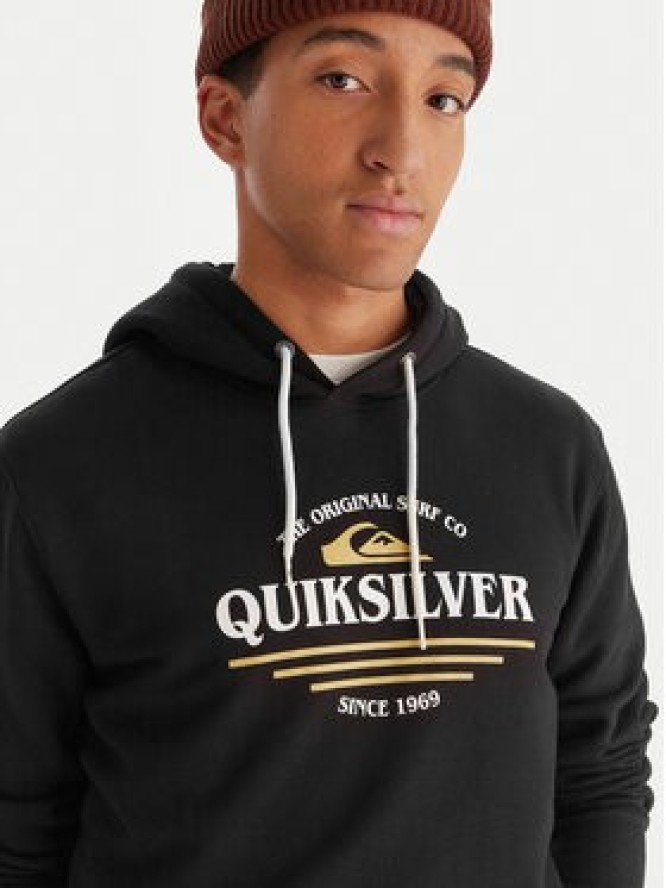 Quiksilver Bluza Screen Fleece Classic EQYFT05137 Czarny Regular Fit