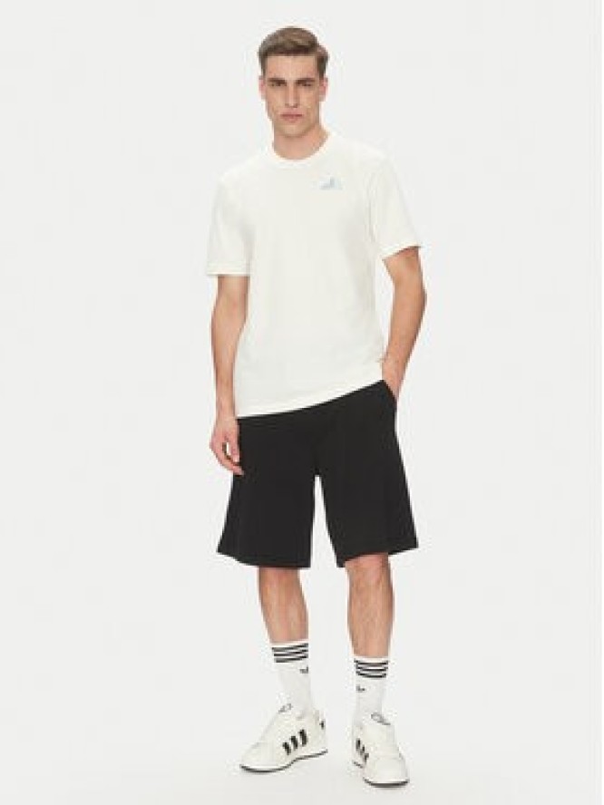 adidas T-Shirt Earth Day Graphic JI6756 Biały Regular Fit