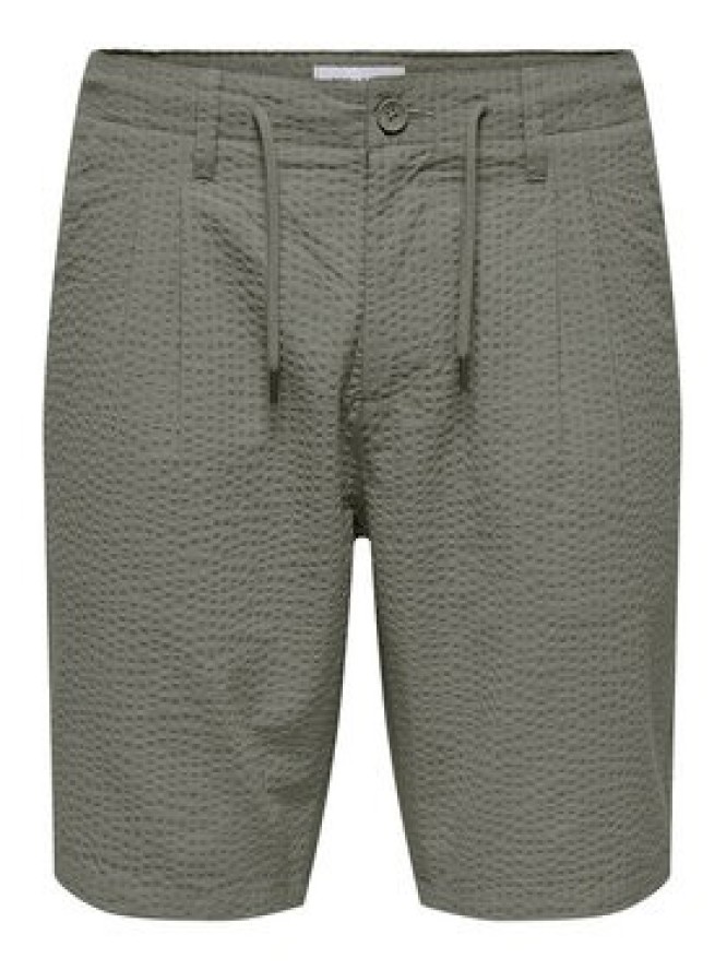 Only & Sons Szorty materiałowe Leo 22028301 Zielony Regular Fit