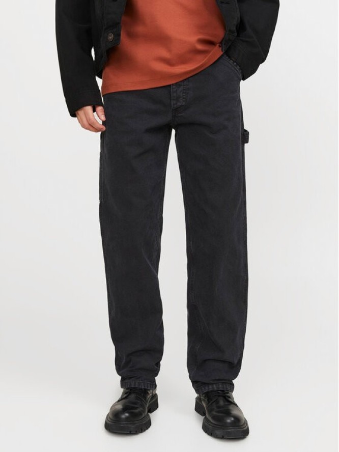 Jack & Jones Jeansy Eddie 12252802 Czarny Loose Fit