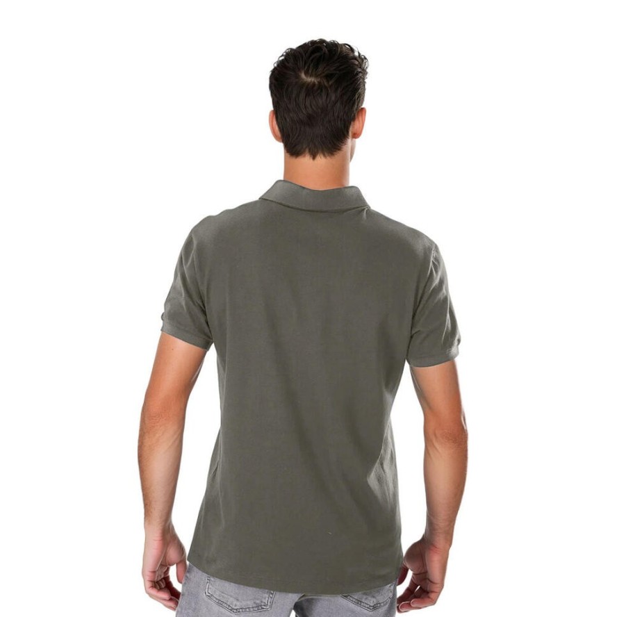 Koszulka polo męska AULP RINGO bawełniana oddychająca klasyczny krój komfortowa