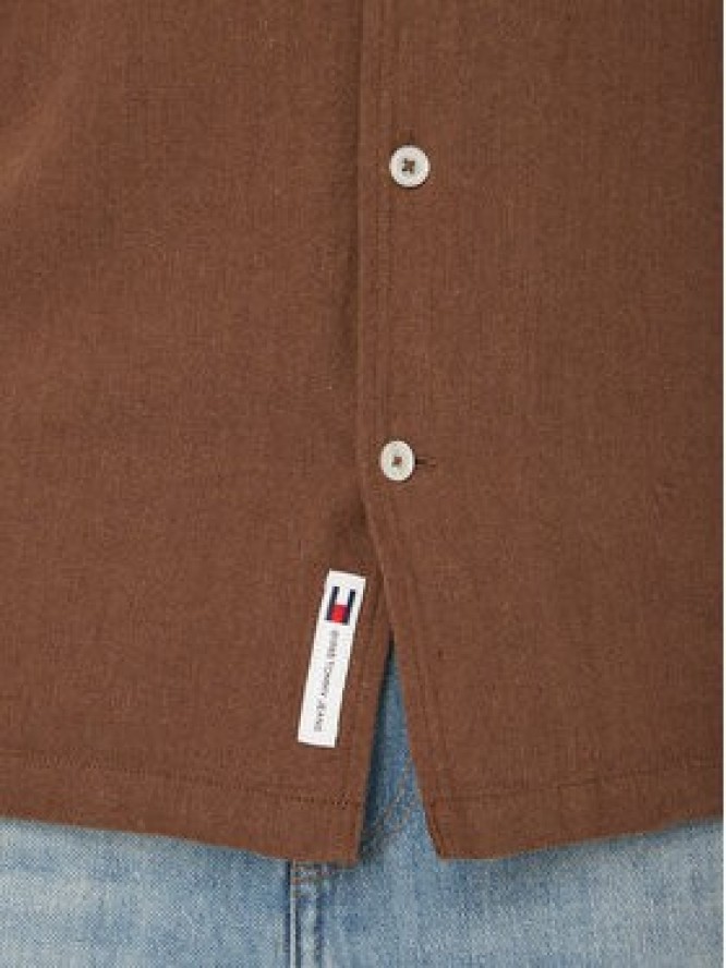 Tommy Jeans Koszula DM0DM23058 Brązowy Regular Fit