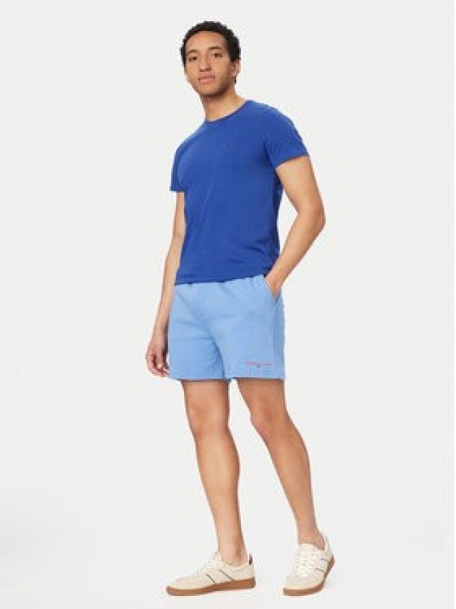 Tommy Jeans Szorty sportowe DM0DM22697 Niebieski Regular Fit