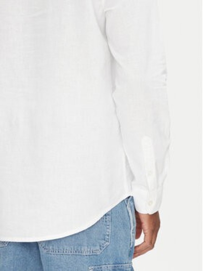 Tommy Jeans Koszula DM0DM20876 Écru Regular Fit