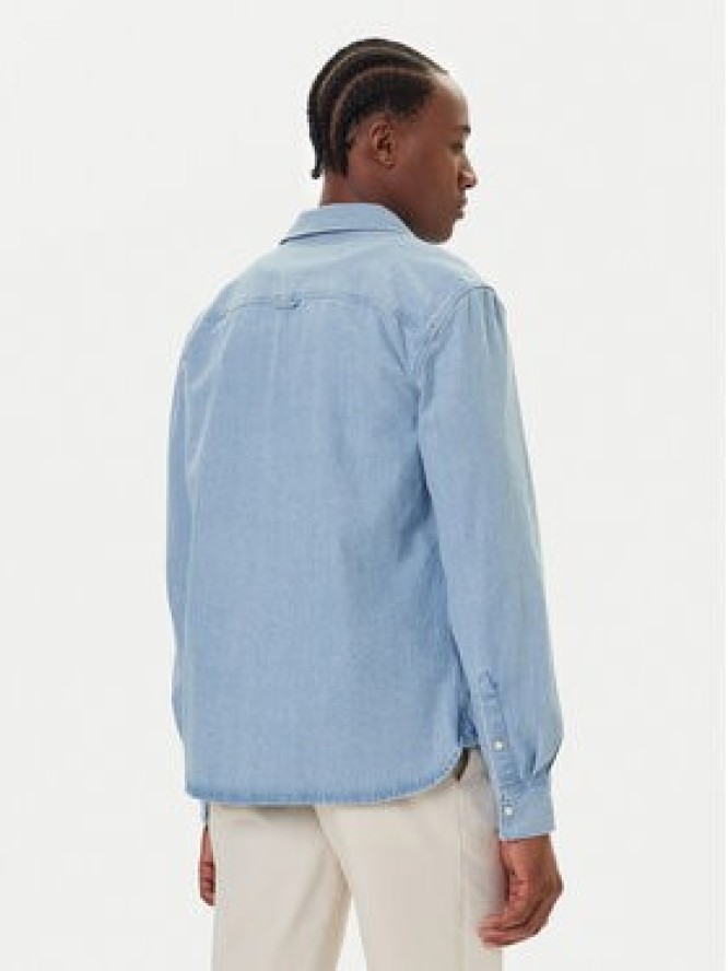 Mustang Koszula jeansowa Duver 1016950 Niebieski Regular Fit