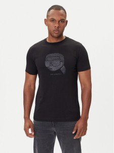 KARL LAGERFELD T-Shirt 755066 554242 Czarny Regular Fit