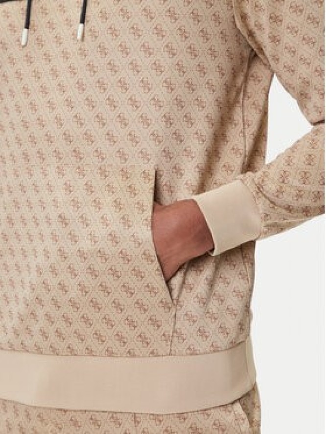 Guess Bluza Z4BQ30 K7122 Beżowy Regular Fit