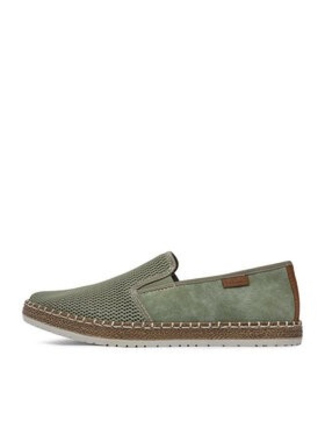 Rieker Espadryle CEO-B5265-52 Zielony jasny