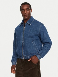 AMI Paris Kurtka jeansowa HJK020DE0031 Niebieski Regular Fit