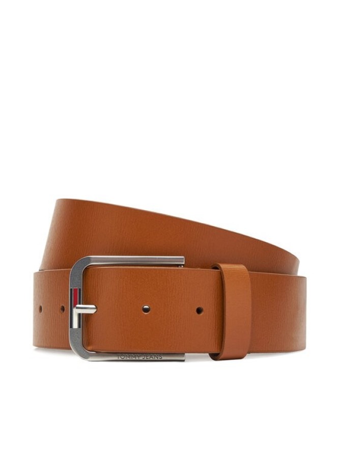 Tommy Jeans Pasek Męski Austin Distressed 4.0 AM0AM13690 Brązowy