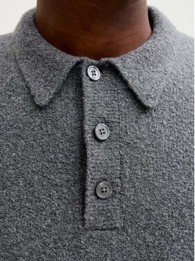 Jack & Jones Sweter Maverick 12286144 Szary Regular Fit