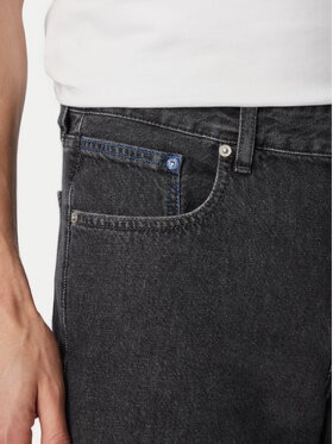 Karl Lagerfeld Jeans Szorty jeansowe B2M10077 Szary Straight Fit