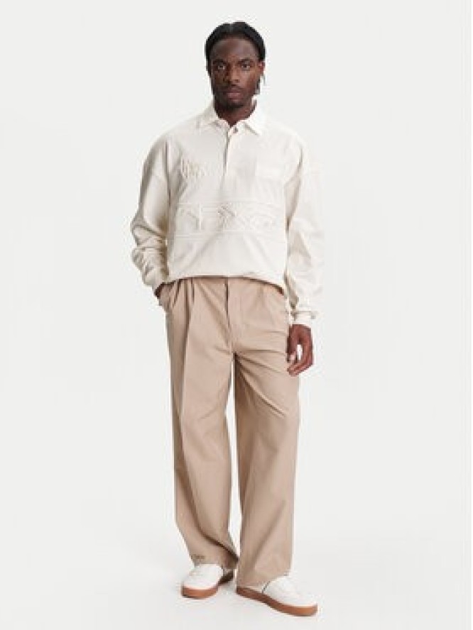 Tommy Hilfiger Bluza F1 Movie Rugby MW0MW41388 Beżowy Regular Fit