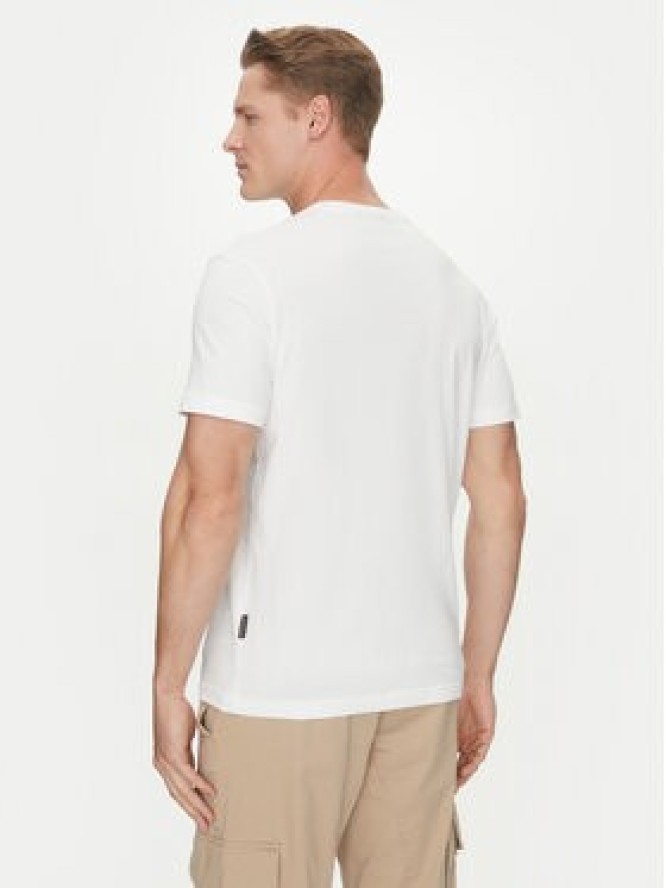 Napapijri T-Shirt Kasba NP0A4HQQ Biały Regular Fit