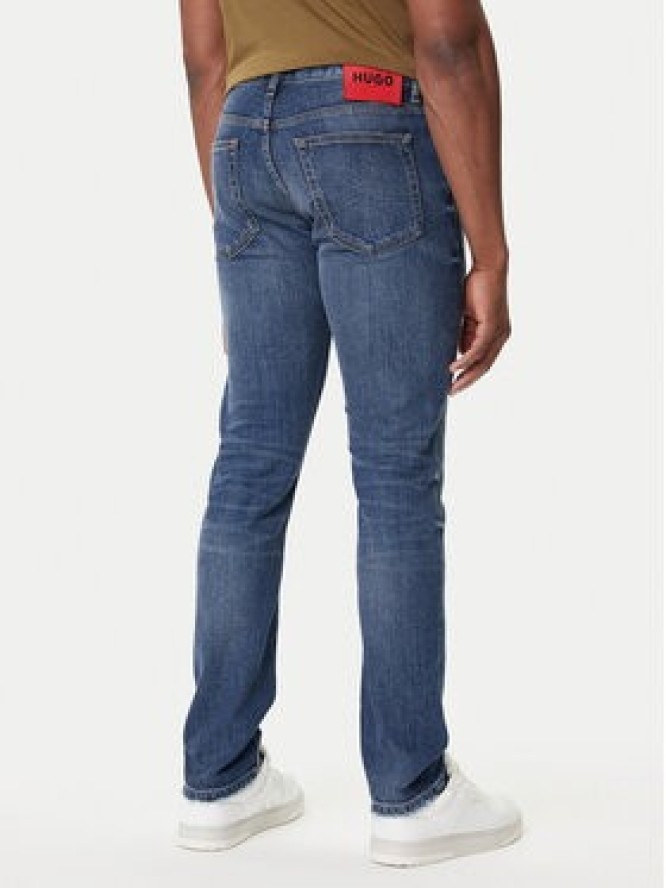 HUGO Jeansy 50542688 Niebieski Extra Slim Fit