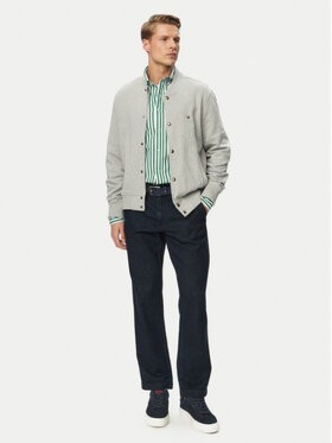 Tommy Hilfiger Kurtka bomber Essential MW0MW42470 Szary Regular Fit