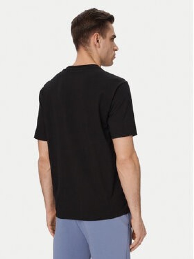 BOSS T-Shirt Ts Globe Logopattern 50559363 Czarny Regular Fit