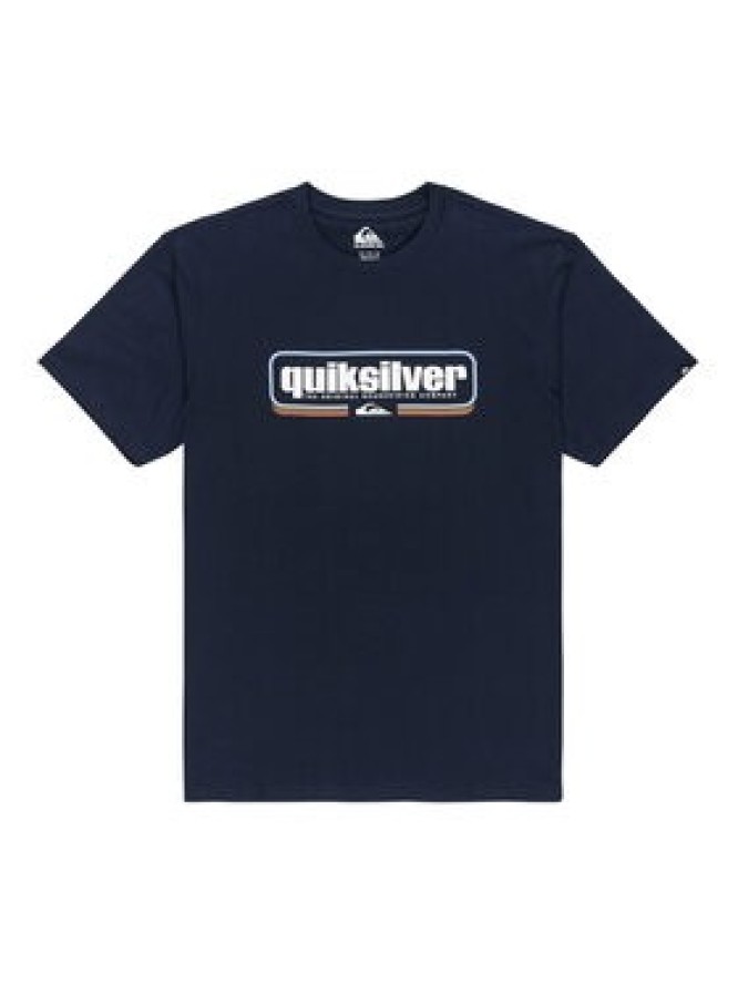 Quiksilver T-Shirt EQYZT08179 Granatowy Regular Fit