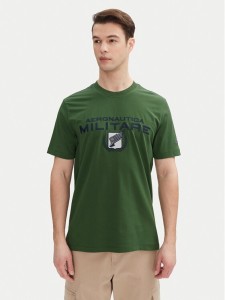 Aeronautica Militare T-Shirt 251TS2379J674 Zielony Regular Fit