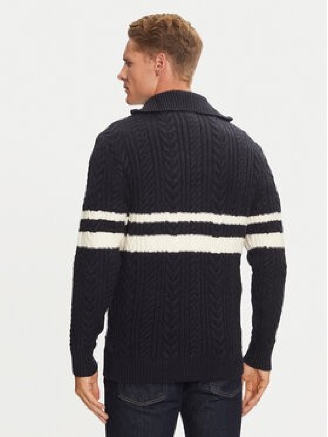 Guess Sweter M4BR12 Z3HA2 Granatowy Regular Fit