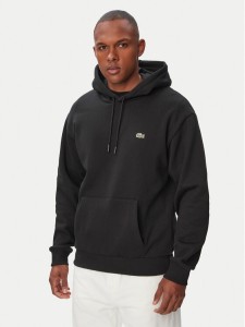 Lacoste Bluza SH8863 Czarny Relaxed Fit