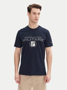 Aeronautica Militare T-Shirt 251TS2379J674 Granatowy Regular Fit